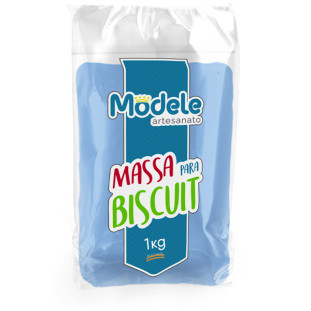 Massa De Biscuit Modele Cor  016 Azul 1Kg.