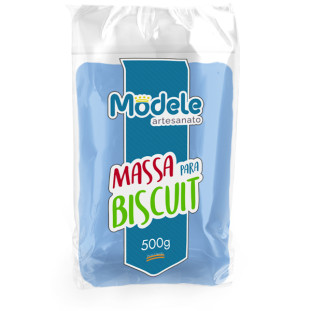 Massa De Biscuit Modele Cor  016 Azul 500g.