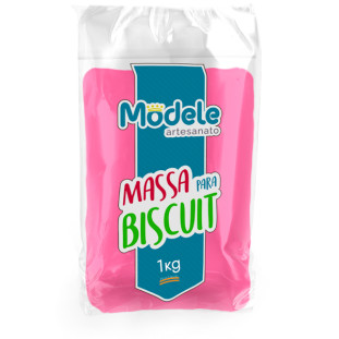 Massa De Biscuit Modele Cor 034 Pink  1Kg.