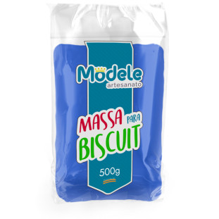 Massa De Biscuit Modele Cor  058 Azul Noturno 500g.