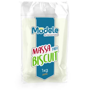 Massa De Biscuit Modele Cor 001 Natural 1Kg.