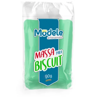 Massa De Biscuit Modele Cor 008 Verde 90g.