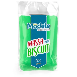 Massa De Biscuit Modele Cor 009 Verde Claro  90g.