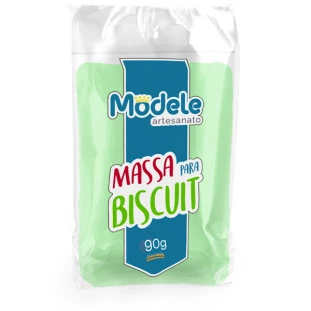 Massa De Biscuit Modele Cor 014 Verde Perolado 90g.