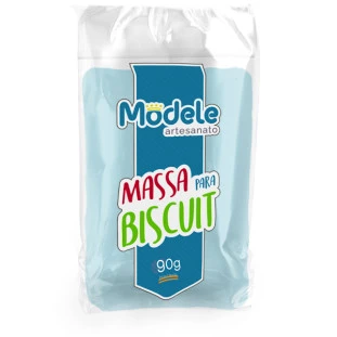Massa De Biscuit Modele Cor 017 Azul Claro  90g.