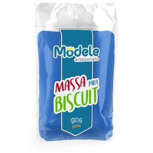 Massa De Biscuit Modele Cor  018 Azul Royal 90g.