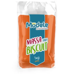 Massa De Biscuit Modele Cor 026 Laranja Néctar 1Kg.