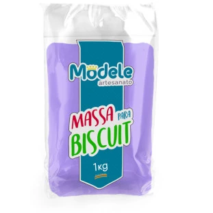 Massa De Biscuit Modele Cor  029 Roxo 1Kg.