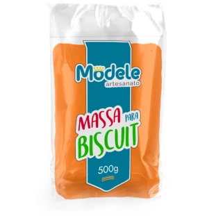Massa De Biscuit Modele Cor  032 Castanho terra 500g.