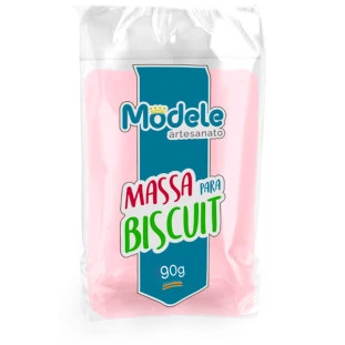 Massa De Biscuit Modele Cor 036 Rosa 90g.