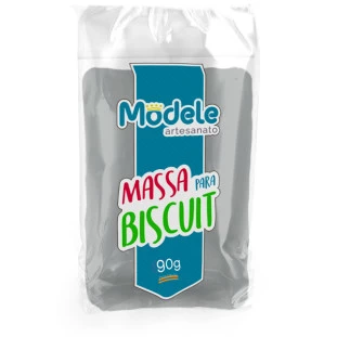 Massa De Biscuit Modele Cor 043 Cinza 90g.