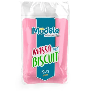 Massa De Biscuit Modele Cor 044 Rosa Chá  90g.