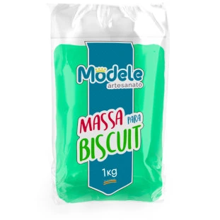 Massa De Biscuit Modele Cor 064 Verde Bandeira 1Kg.