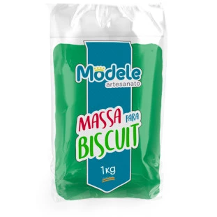 Massa De Biscuit Modele Cor  065 Verde Menta 1Kg.