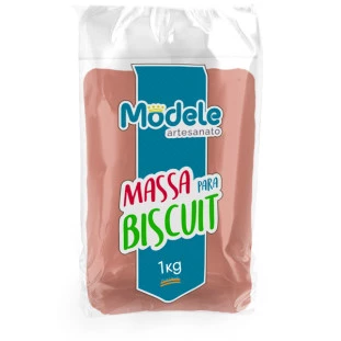 Massa De Biscuit Modele Cor 068 Marrom Claro 1Kg.